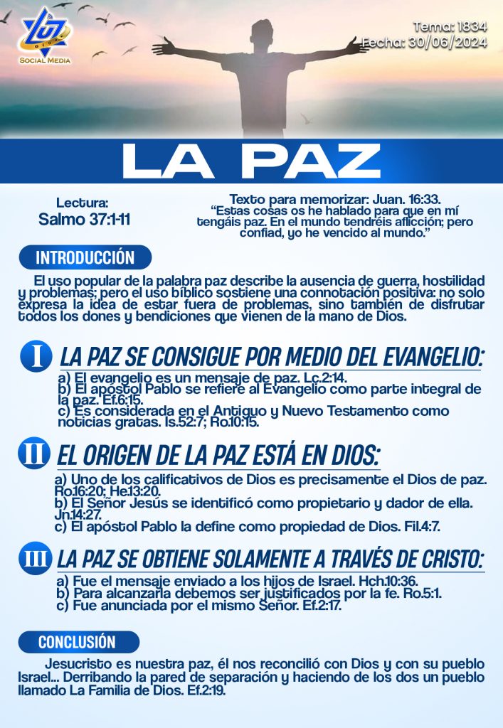 GUIA DOMINICAL LUZ DEL MUNDO DESTACADA