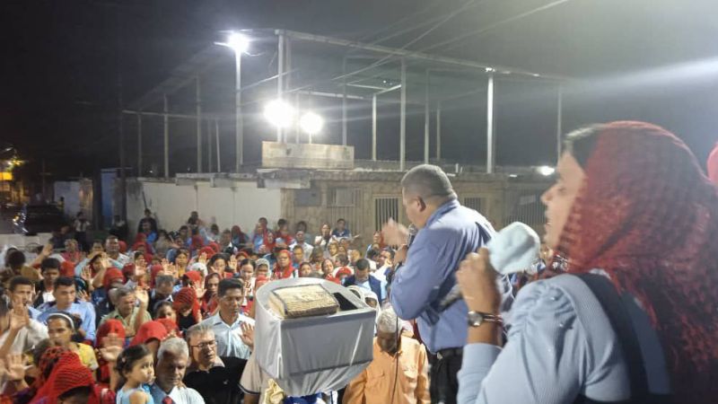 Bloque 1 de Maturín hizo concentración con la Comisión Indigenista