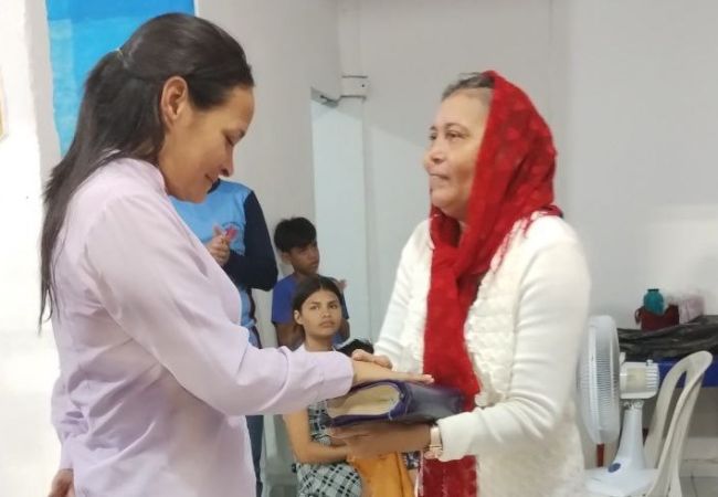 Las almas llegaron a los pies de Cristo