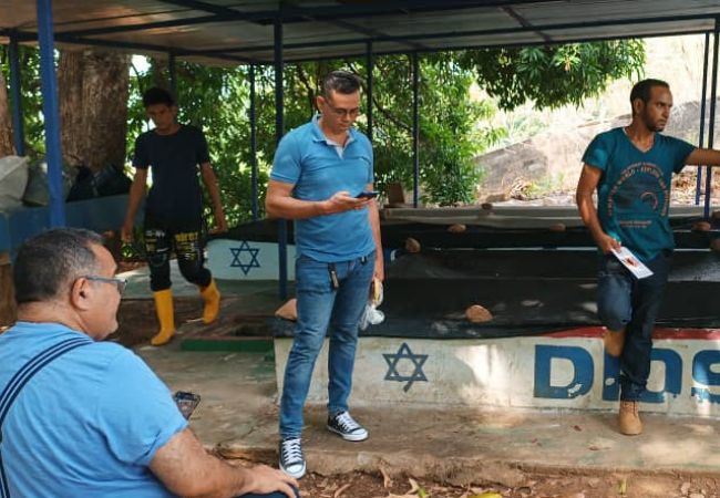 Visita de los Pastores al Campamento N°2