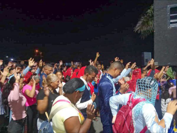 Bloque II de Maturín recibió al Anciano Chequeador