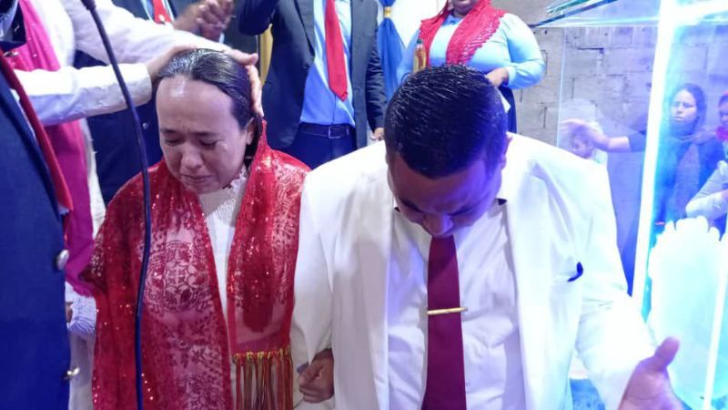 Ungen a los Pastores Martínez en Upata