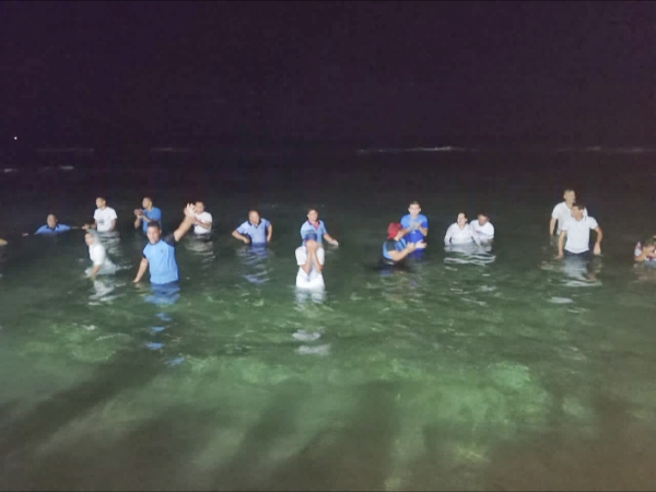 Vigilia con bautizos se realizó en Puerto Cabello