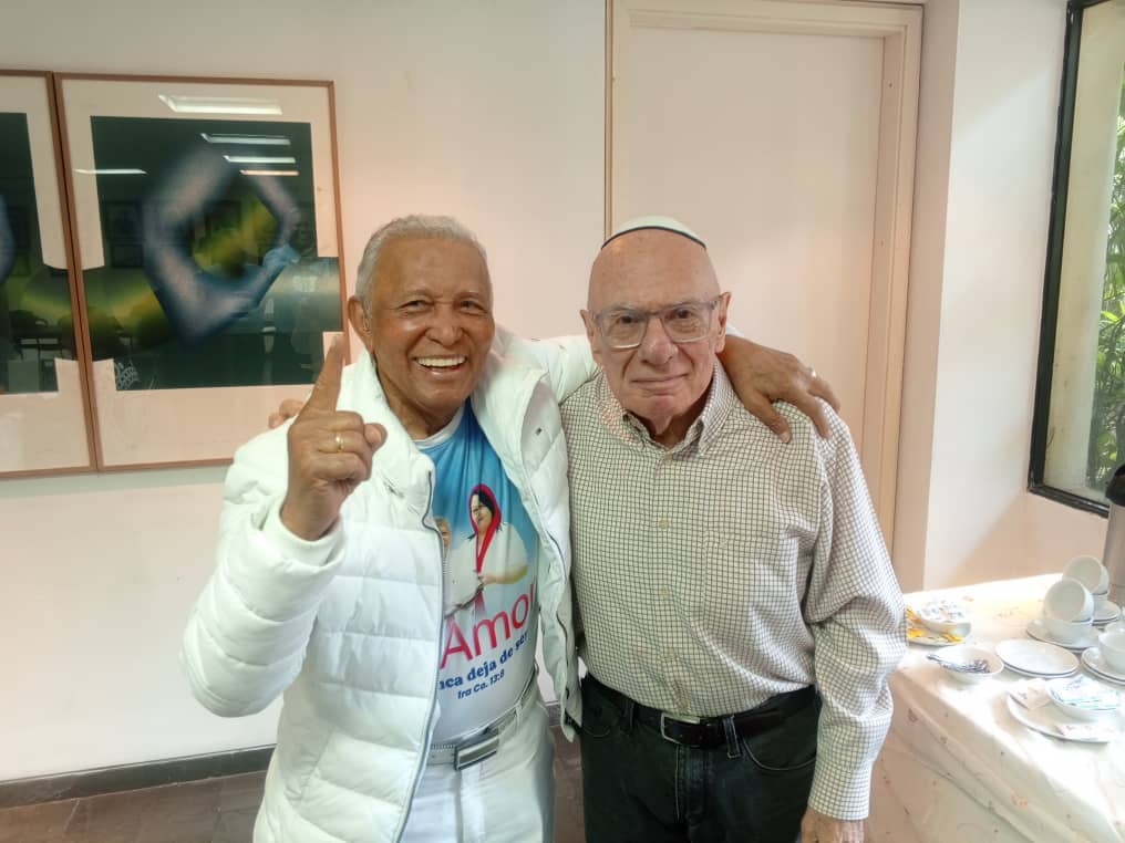 Visita del Hno. Puertas a la Confederación Israelita en Caracas