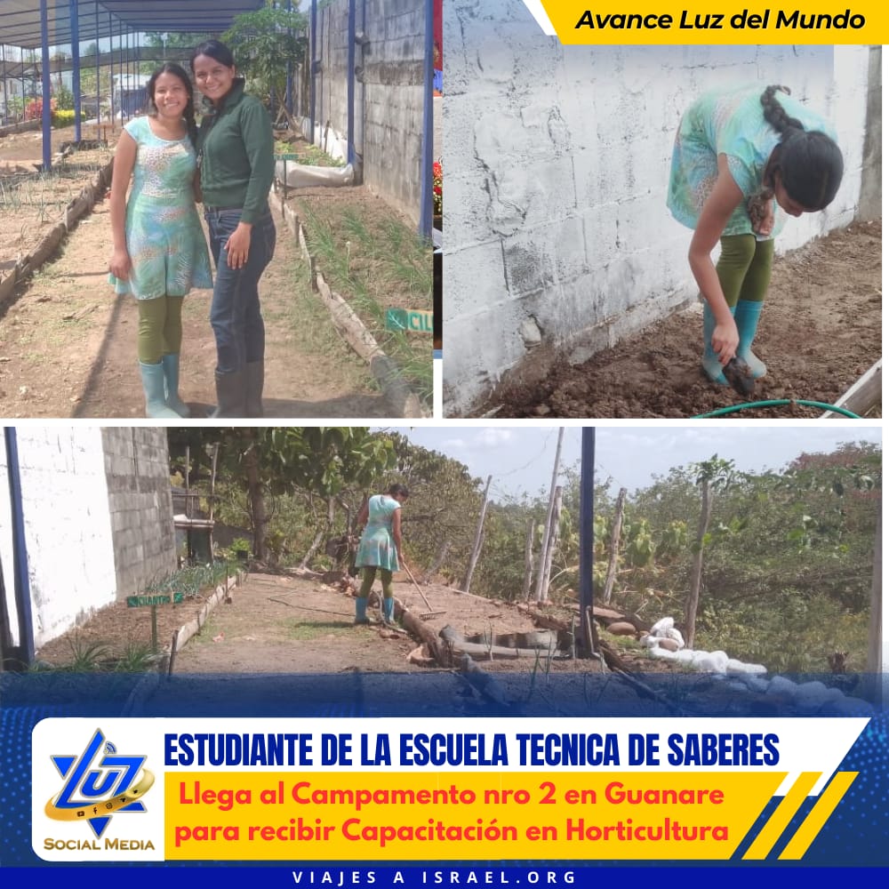 Estudiante de la Escuela Técnica de Saberes Luz del Mundo Internacional llega al Campamento #2 Guanare